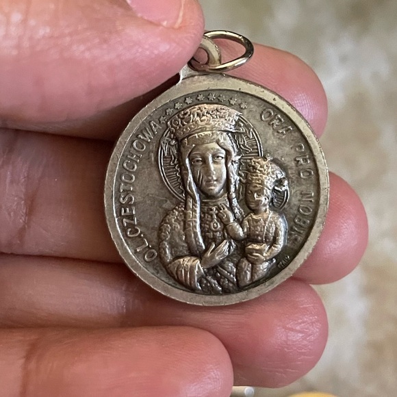 Religious Medallion and Cross Pendant Bundle - Picture 9 of 10